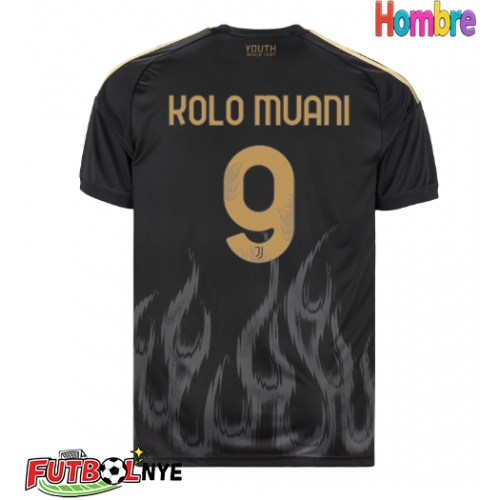 Camiseta Juventus Randal Kolo Muani #9 Tercera Equipación 2026-27 manga corta